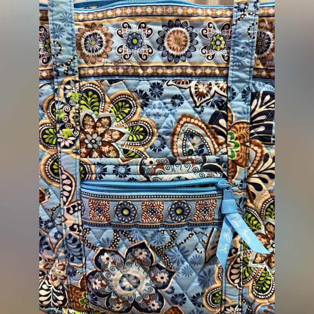 Vera Bradley Bali Blue Betsy purse/bag Retired Vintage - Picture 4 of 5